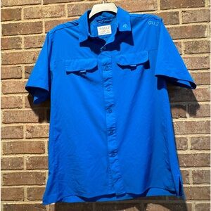 Gillz Fishing Shirt  Royal Blue Size Large